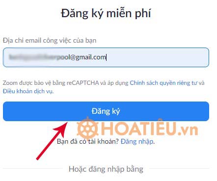 Cách đăng ký Zoom