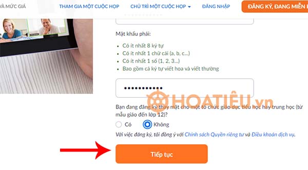 Cách đăng nhập Zoom