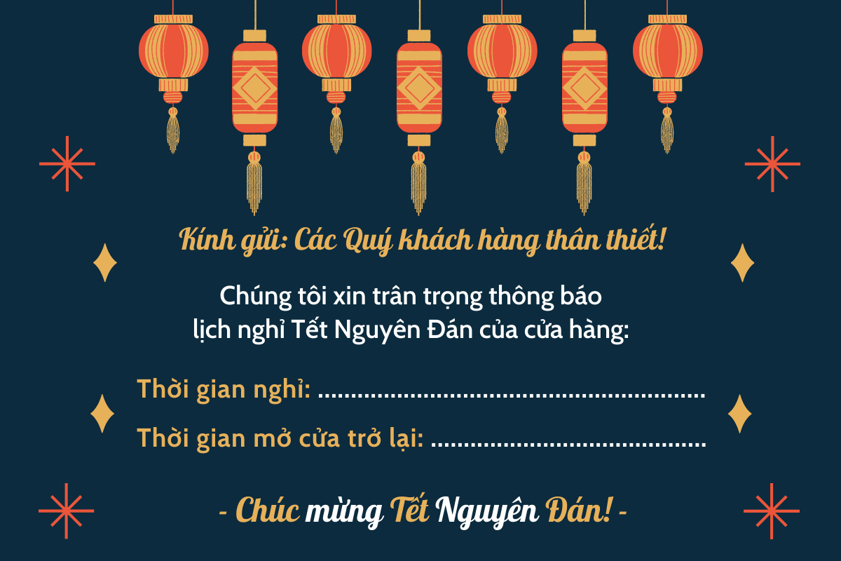 Banner thông báo nghỉ lễ Tết Dương lịch