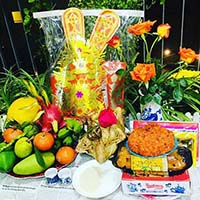 Mâm cúng giao thừa năm Giáp Thìn 2024