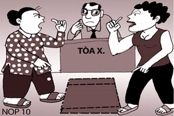 Nhà hàng xóm lấn đất giải quyết thế nào?