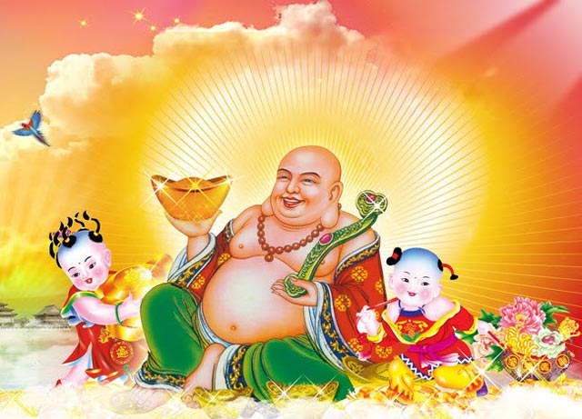 Hình nền điện thoại Phật Di Lặc đẹp