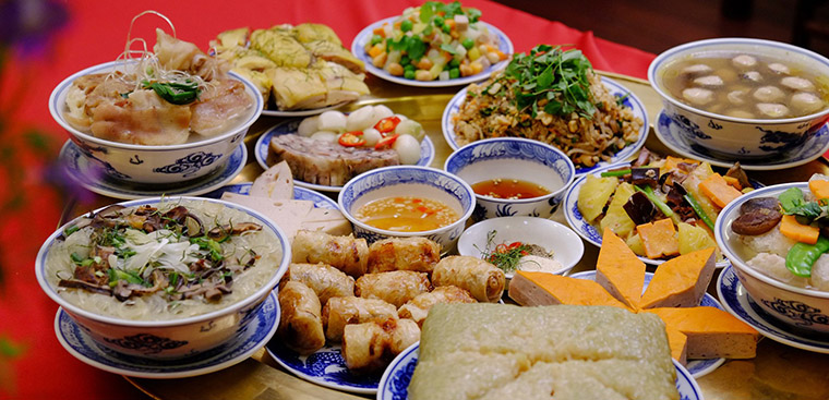 Mâm cúng giao thừa