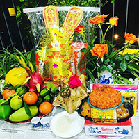 Mũ áo thần linh cúng giao thừa 2025