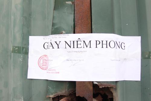 Mẫu giấy niêm phong