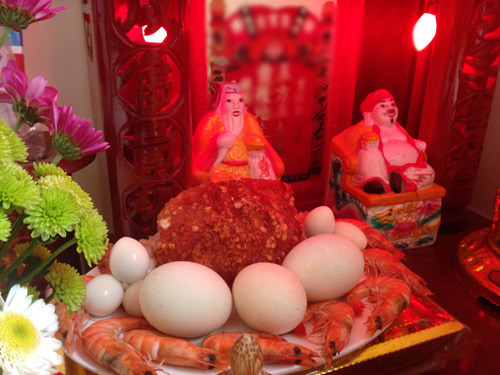 Bộ tam sên gồm những gì trong lễ cúng Thần Tài?