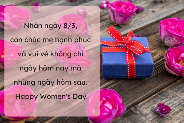 Thiệp 8-3 cho mẹ