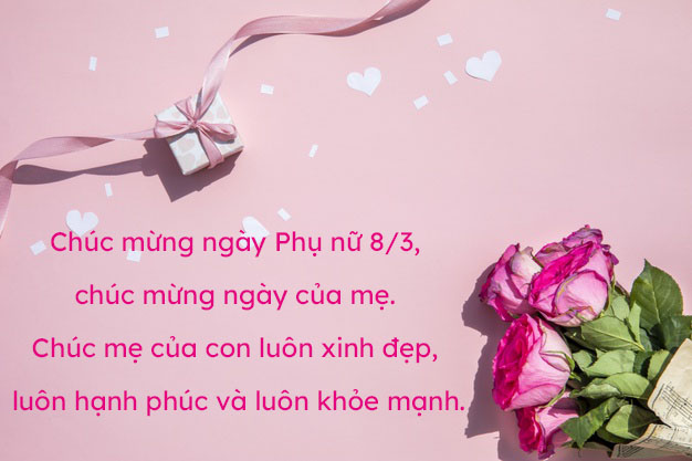 Thiệp 8-3 cho mẹ