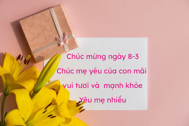 Thiệp 8-3 cho mẹ
