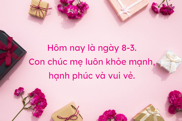 Thiệp 8-3 cho mẹ