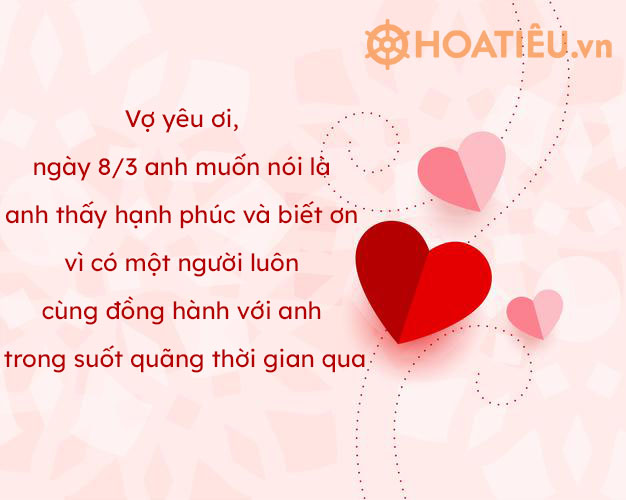 Thiệp 8-3 cho vợ