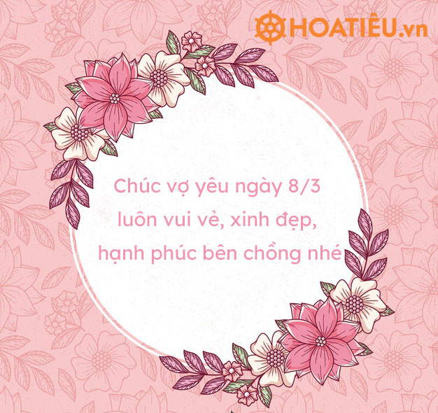 Thiệp 8-3 cho vợ