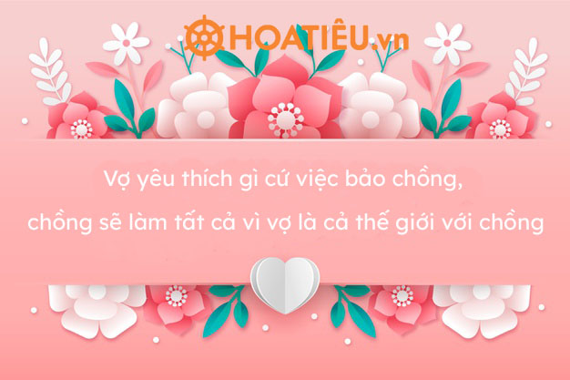 Thiệp 8-3 cho vợ