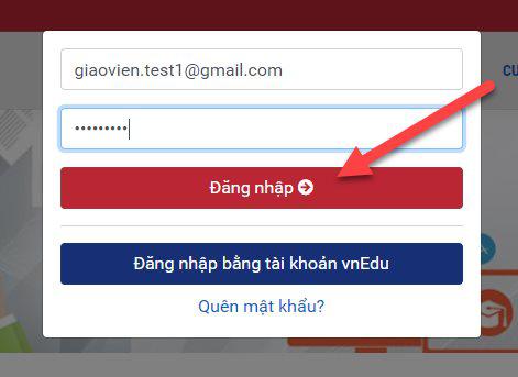 Hướng dẫn học sinh học trực tuyến trên hệ thống VNEDU.VN