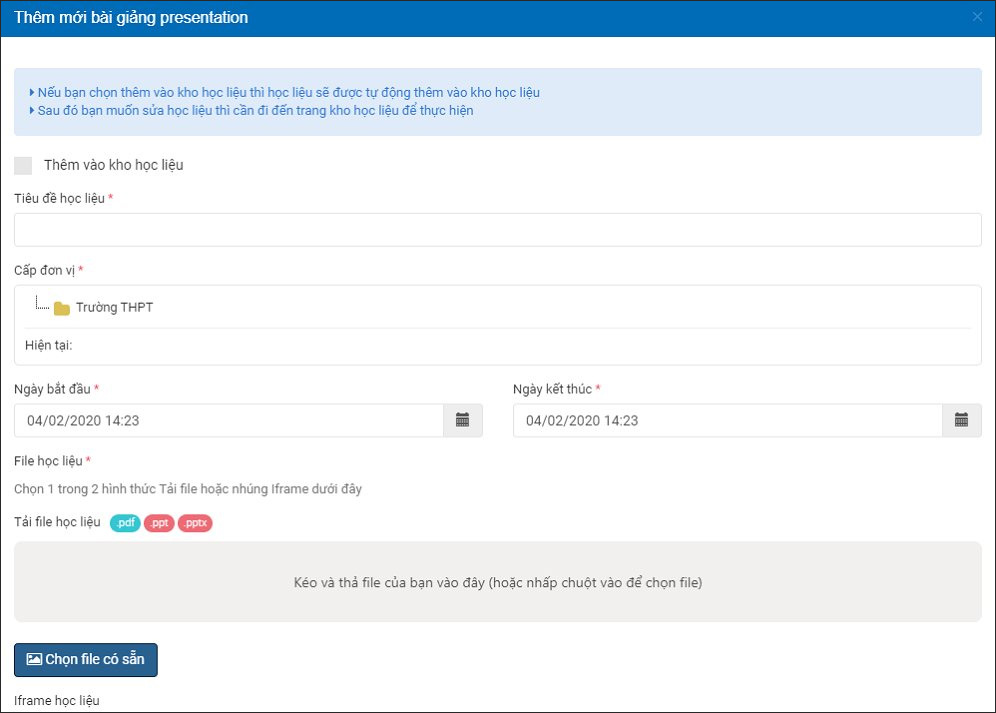 Hướng dẫn sử dụng phần mềm nhập điểm VnEdu