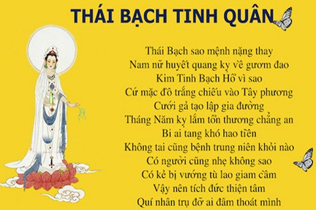 Sao Thái Bạch tốt hay xấu?