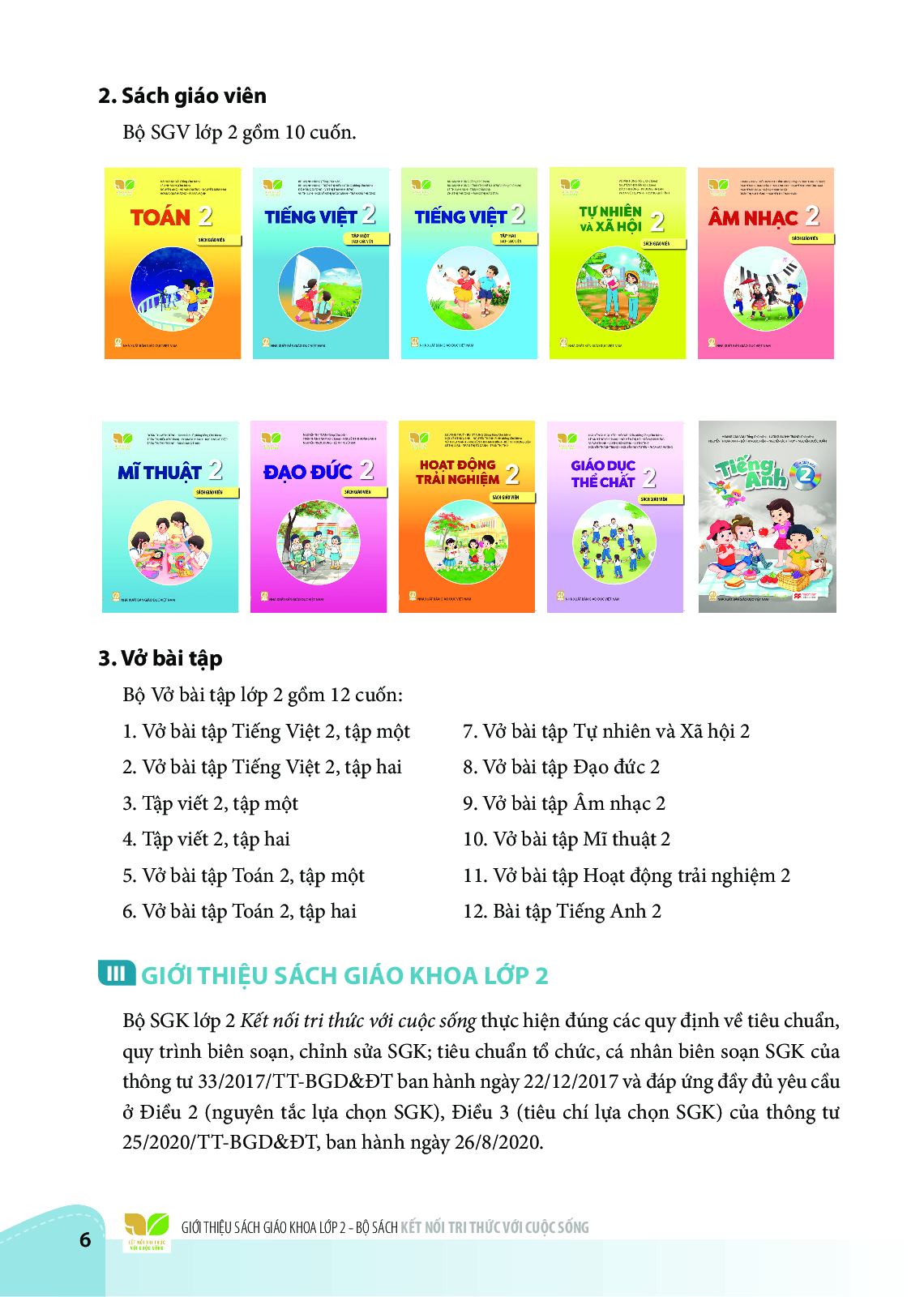 Tài liệu giới thiệu sách giáo khoa lớp 2