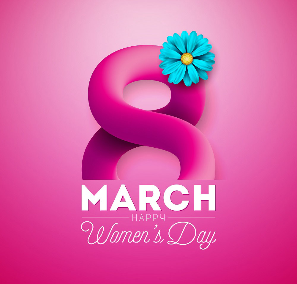 Banner chúc mừng ngày Quốc tế phụ nữ