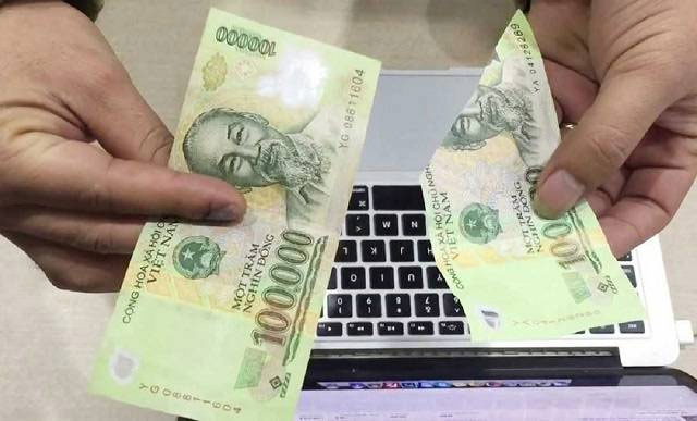 Tiền rách đổi ở đâu?