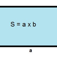 Công thức tính diện tích hình chữ nhật