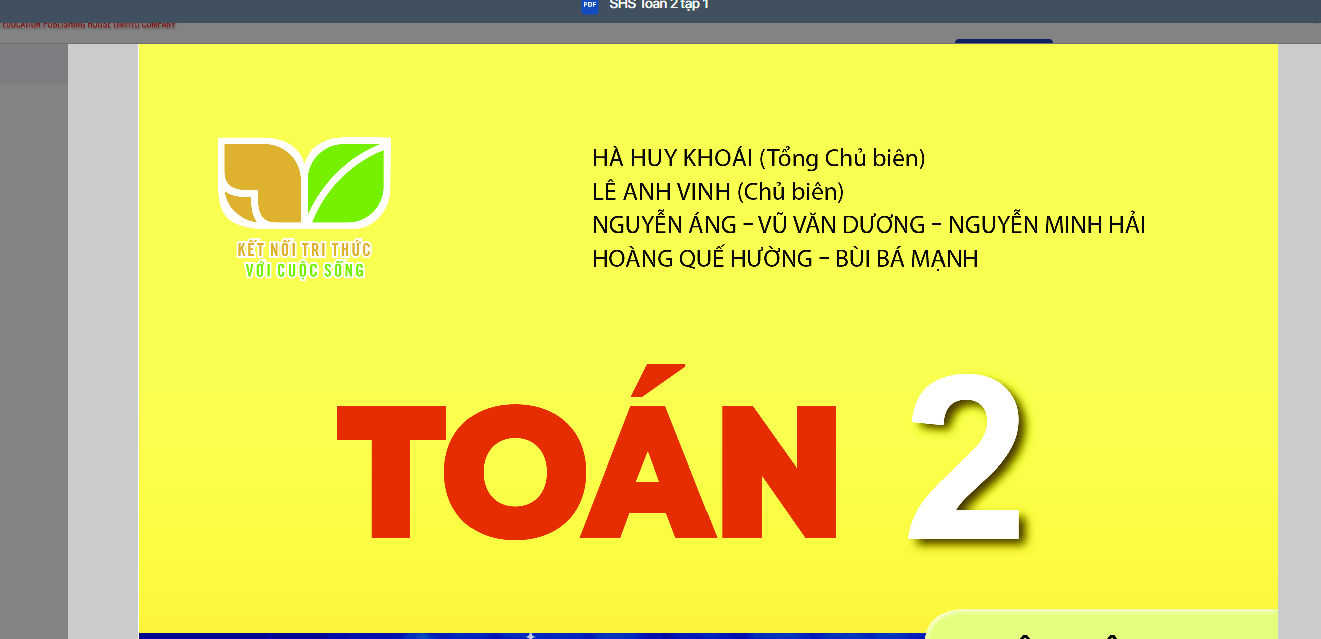 Cách xem sách lớp 2