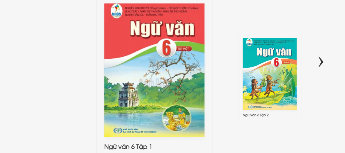 Hướng dẫn xem bộ sách giáo khoa lớp 6 bộ Cánh Diều