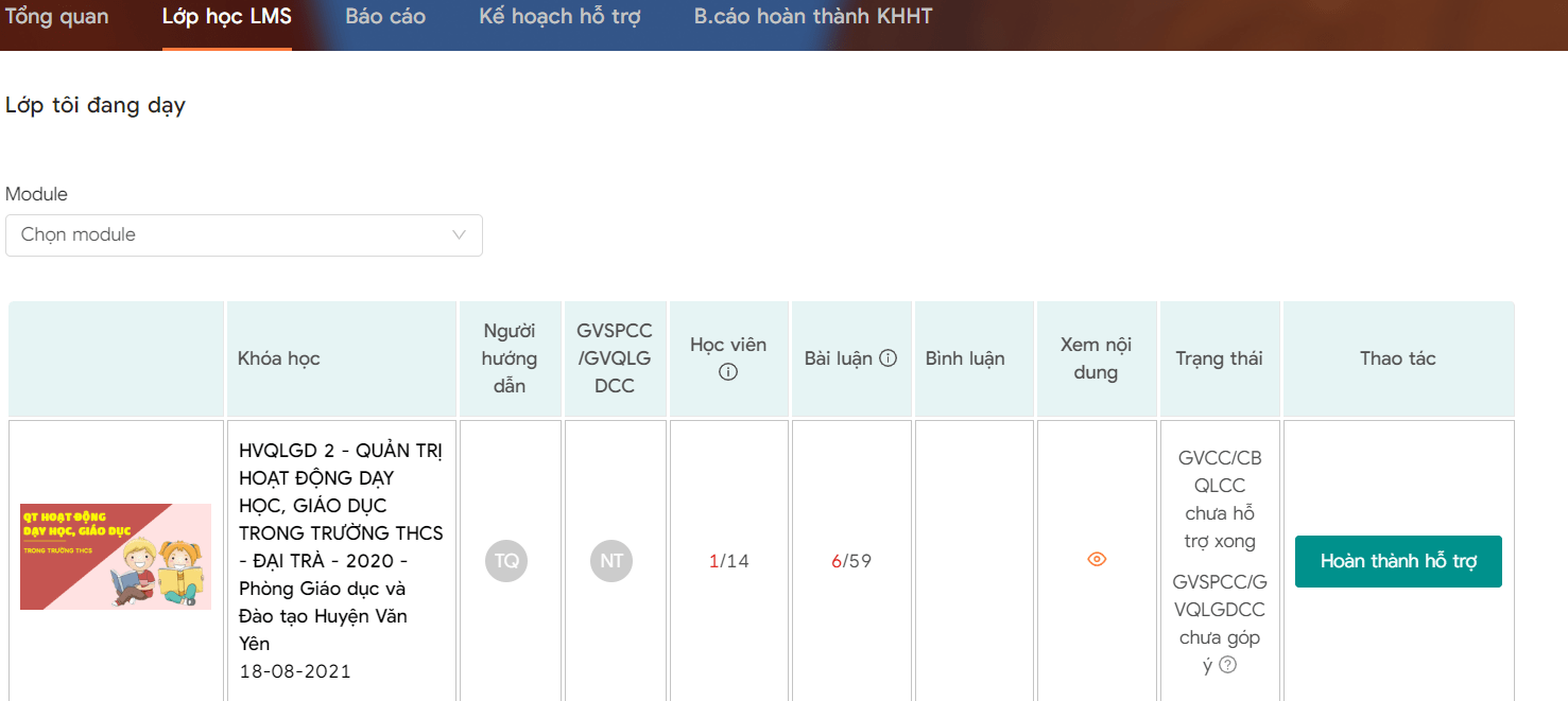 Hướng dẫn chấm bài sinh hoạt chuyên môn của giáo viên