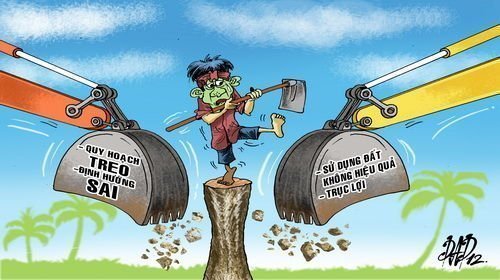 Những trường hơp vi phạm bị thu hồi đất