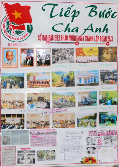 Những mẫu báo tường 26-3 đẹp nhất 1