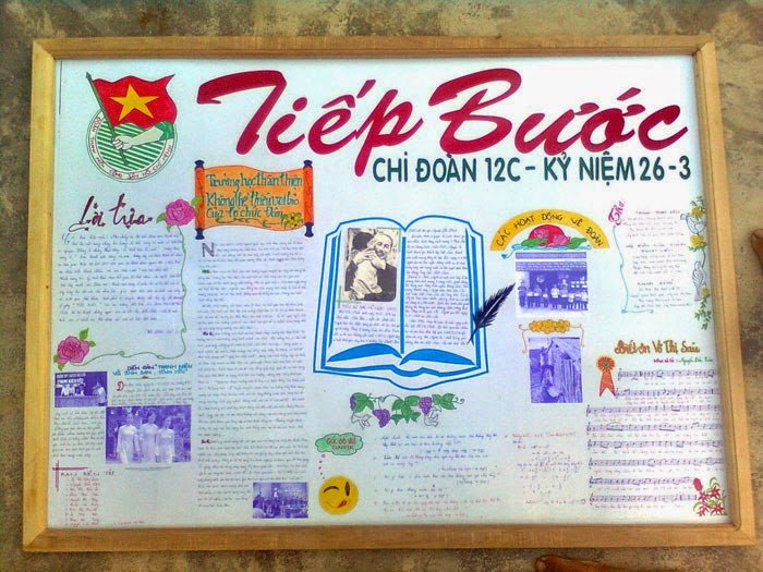 Những mẫu báo tường 26-3 đẹp nhất 15