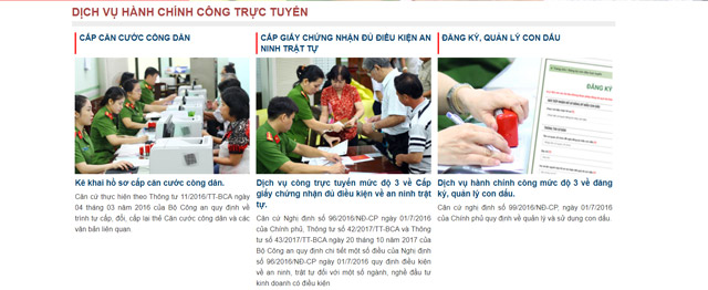 Làm căn cước công dân online