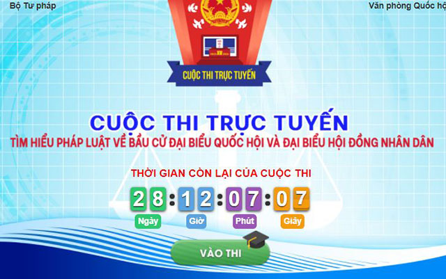 Đáp án thi pháp luật trực tuyến