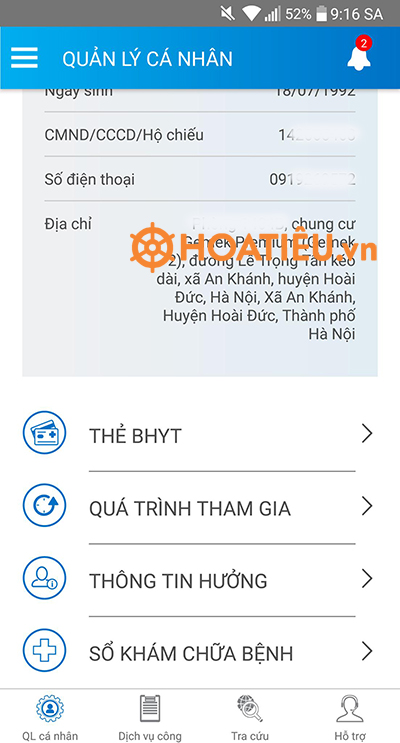 Tra cứu đóng BHXH