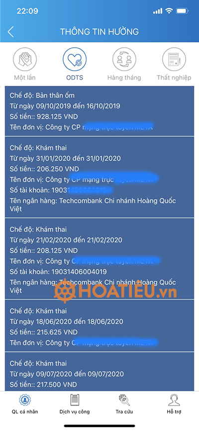 Tra cứu đóng BHXH