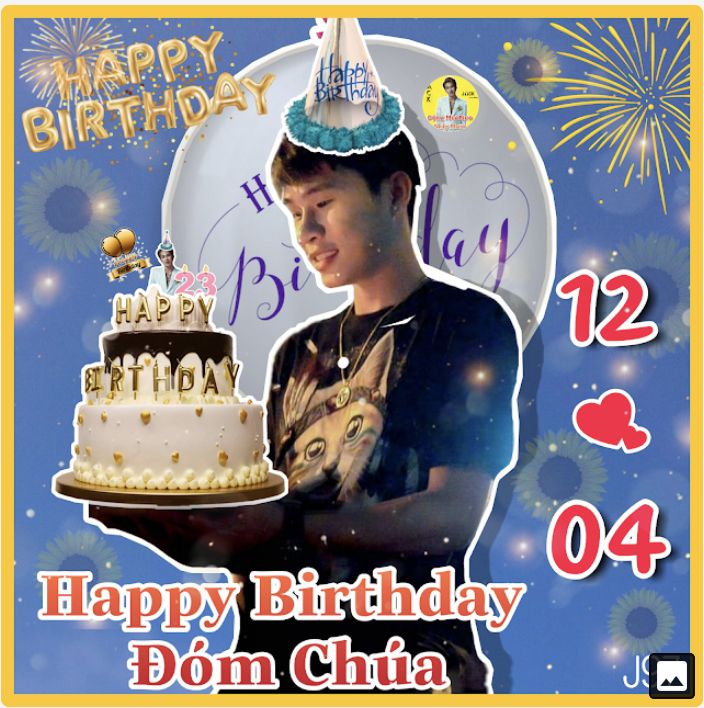 Ảnh chúc mừng sinh nhật ca sỹ Jack