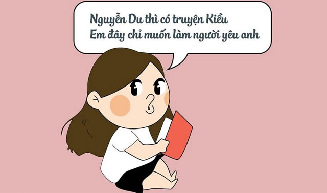 STT, cap thả thính dễ thương