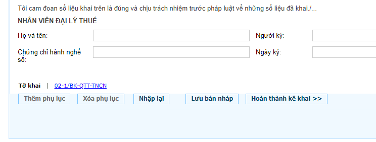 Cá nhân tự quyết toán thuế TNCN 2021