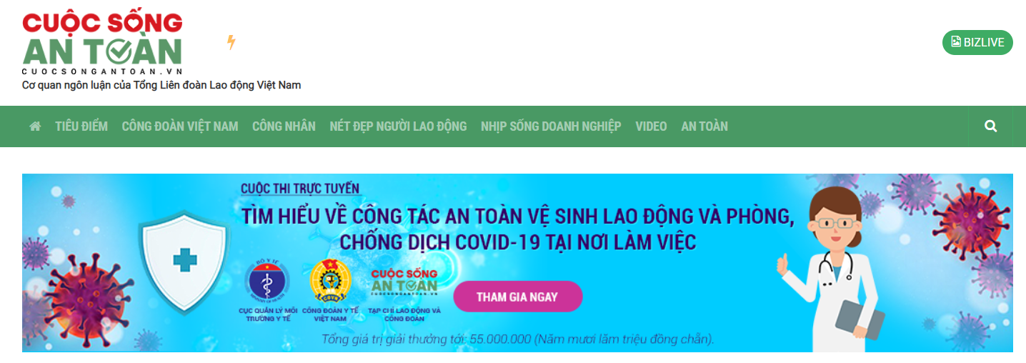 Đáp án thi Tìm hiểu về công tác ATVSLĐ và phòng, chống dịch COVID-19 tại nơi làm việc