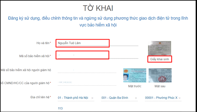 Hướng dẫn đăng ký giao dịch điện tử cho người dưới 18 tuổi