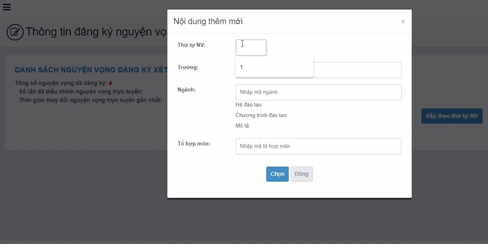 Hướng dẫn đăng ký nguyện vọng đại học trực tuyến 2021