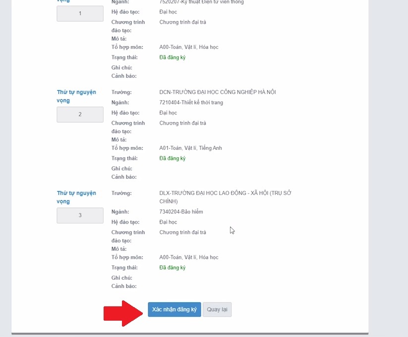 Hướng dẫn đăng ký nguyện vọng đại học trực tuyến 2021