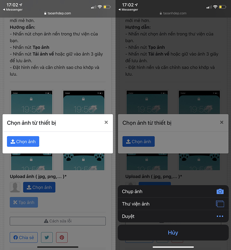 Hướng dẫn cách tạo hình nền tai thỏ cho iPhone