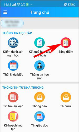 Xem điểm trên eNetviet