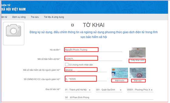 Hướng dẫn đăng ký ứng dụng VssID cho người dưới 18 tuổi