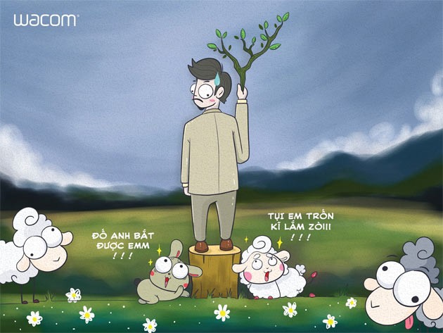 Hình ảnh hài hước Trốn tìm - Đen Vâu