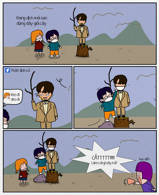 Hình ảnh hài hước Trốn tìm - Đen Vâu