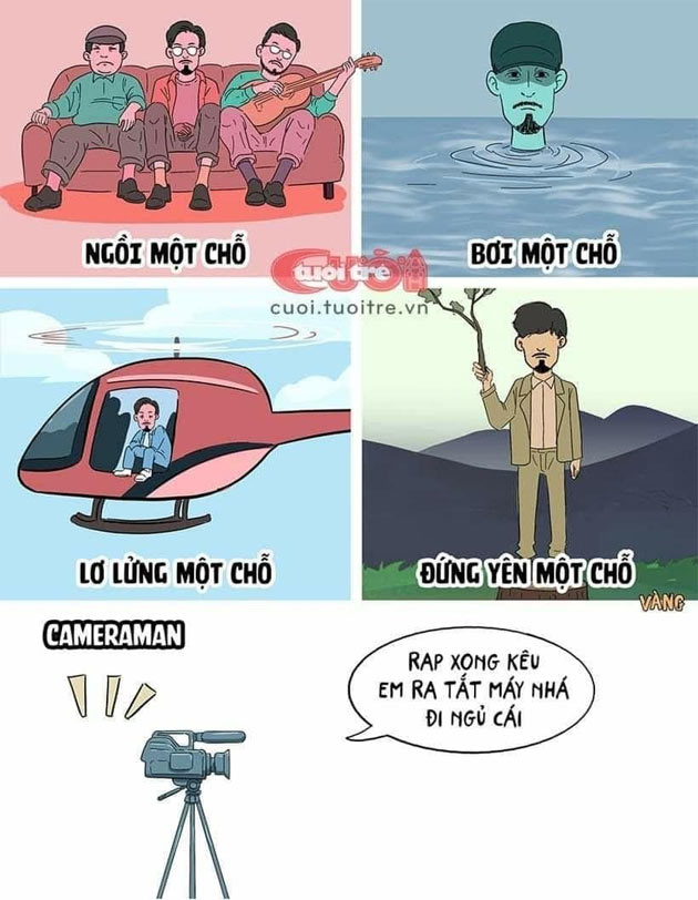 Hình ảnh hài hước Trốn tìm - Đen Vâu