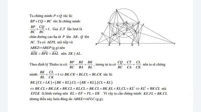 Đáp án thi toán vào lớp 10 2021 Tp HCM