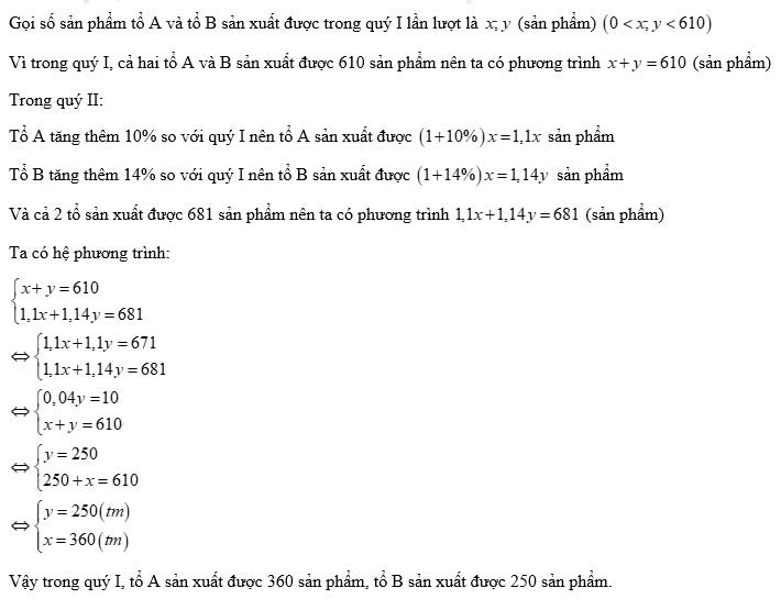 Đáp án đề thi Toán vào lớp 10 Hà Tĩnh 2020 mã 2 câu 3