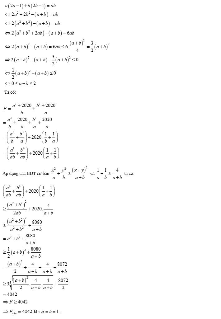 Đáp án đề thi Toán vào lớp 10 Hà Tĩnh 2020 mã 2 câu 6
